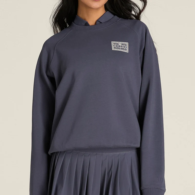 Classic Crew Sweatshirt Damen-grau