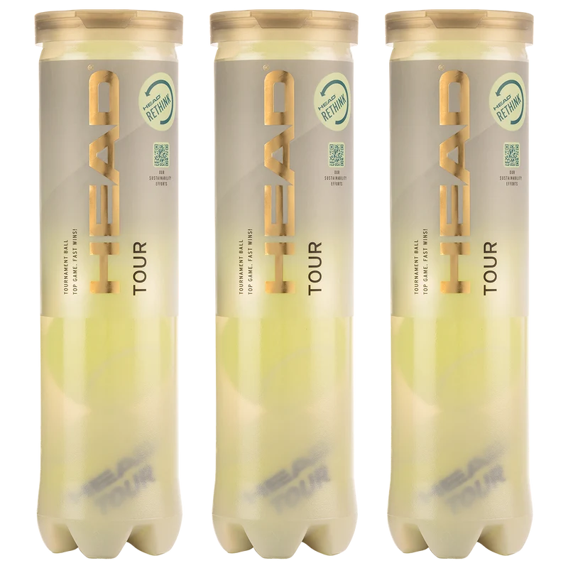 HEAD Tour Tennis Balls - 1 Dozen