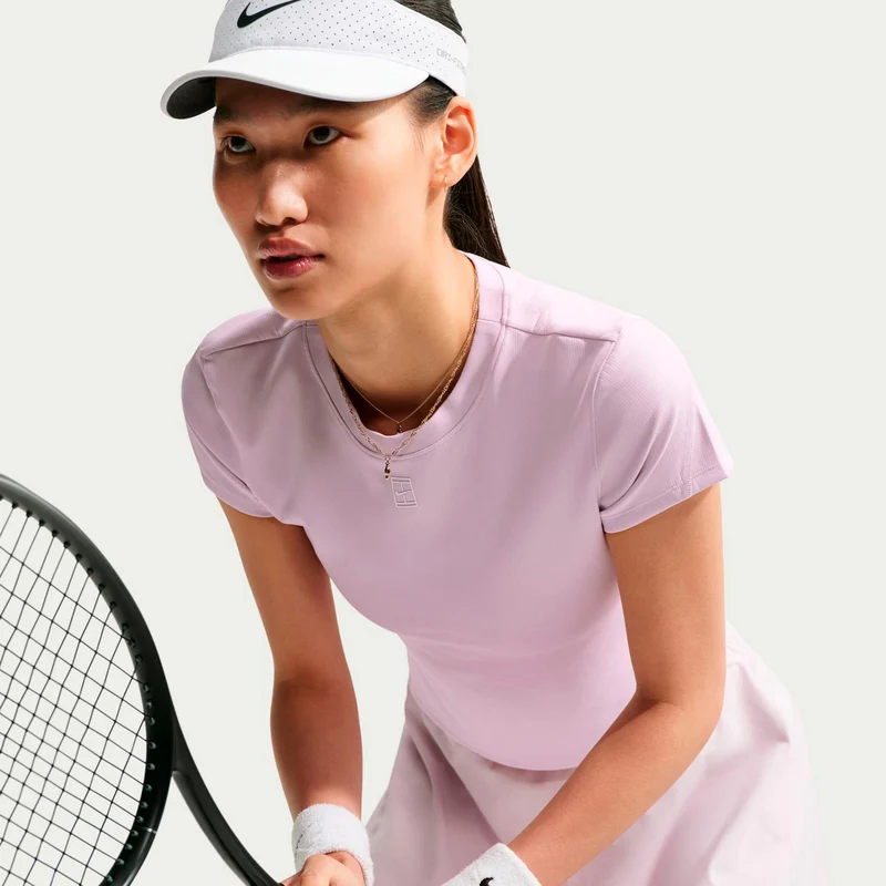 Court Dri-FIT Advantage T-Shirt Damen - pastellrosa