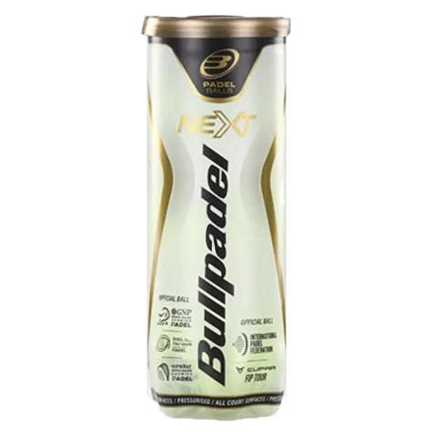 Bullpadel Next FIP Padel Balls - 3 Ball Tube