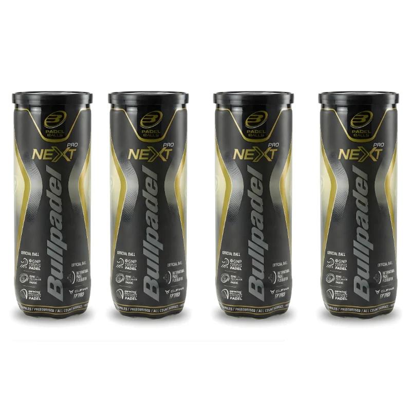 Bullpadel Next Pro FIP Padel Balls - Dozen