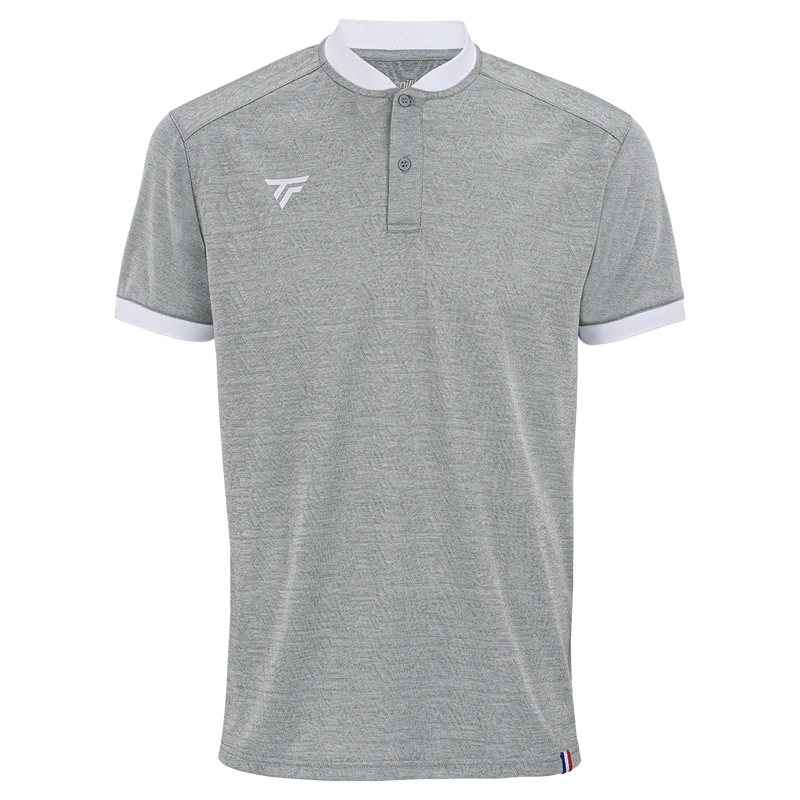 Tecnifibre Men's Team Mesh Polo Silver