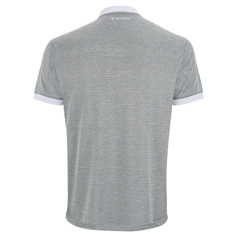 Tecnifibre Men's Team Mesh Polo Silver