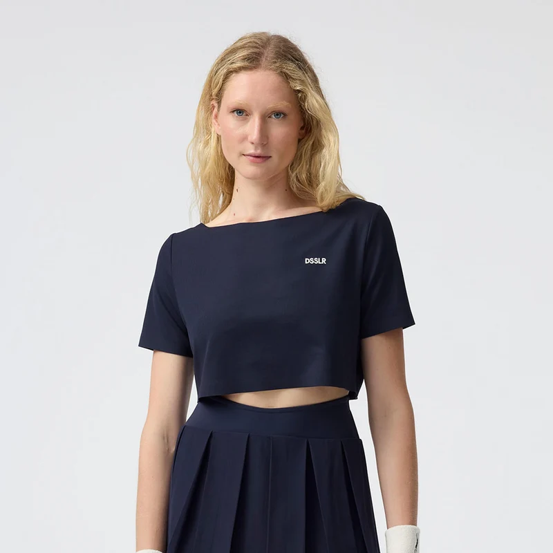 Top Layer T-Shirt Damen-Dunkelblau