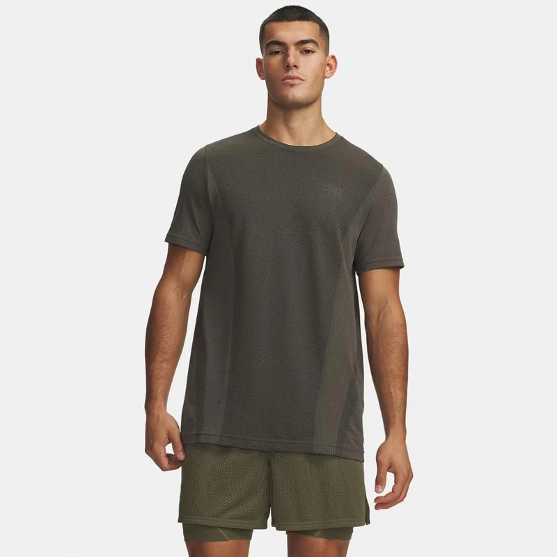 Vanish Seamless T-Shirt Herren - grün, schwarz