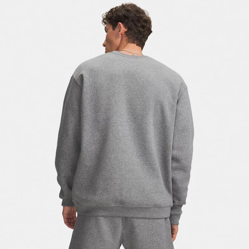 Rival Fleece Crew Sweatshirt Herren - grau, weiß