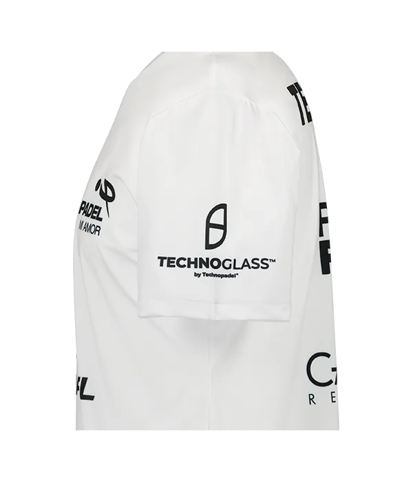 Camiseta Teo Zapata Padel Mi Amor Blanco 2025