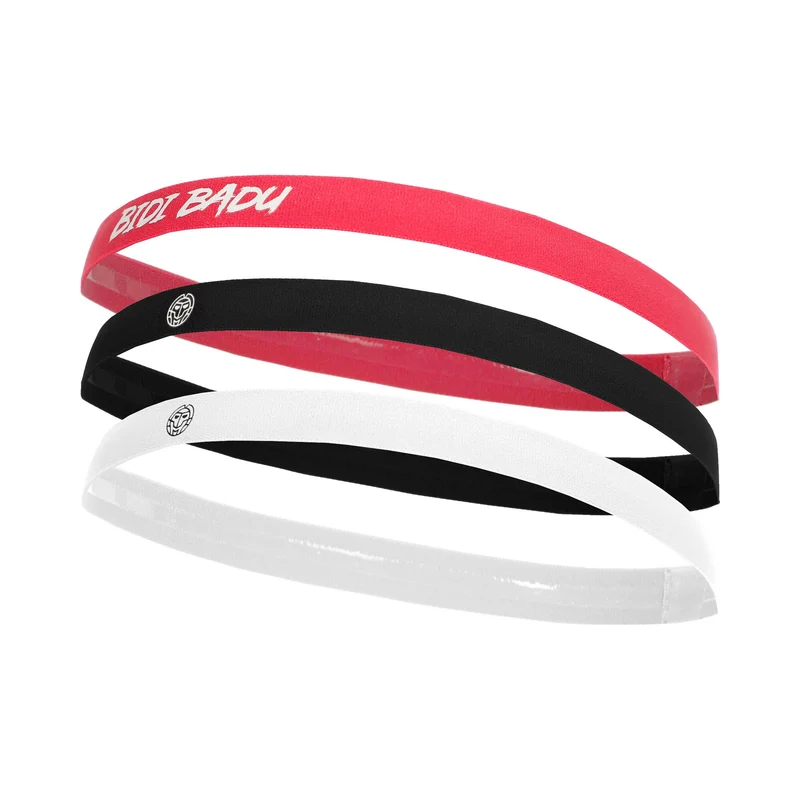 Player Haarband 3er Pack Unisex - schwarz, weiß