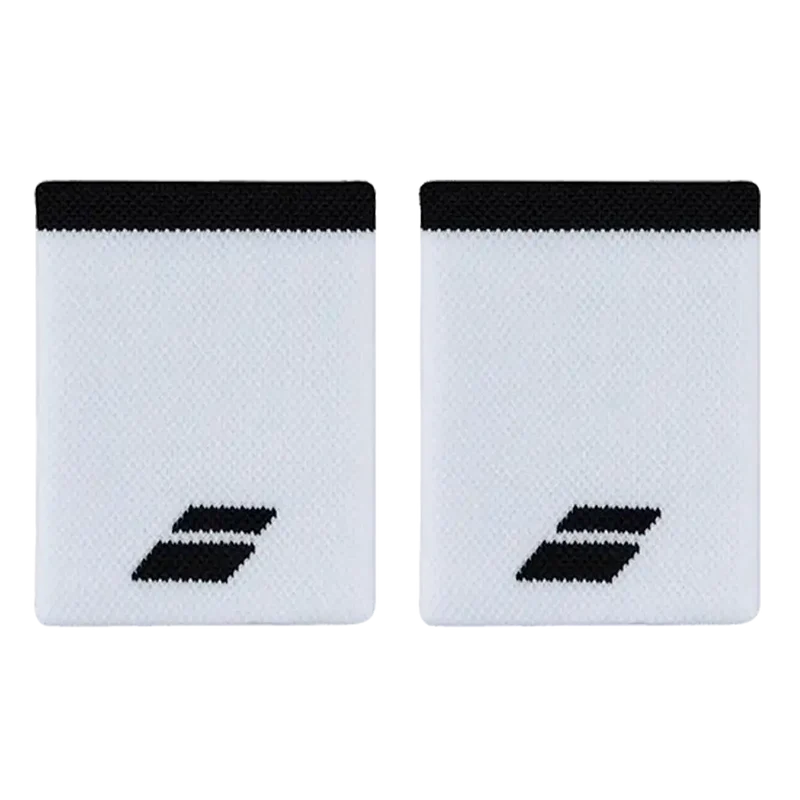 Muñequeras Babolat Jumbo Blanco/Negro (Pack x2)