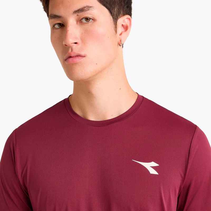 Icon T-Shirt Herren - weinrot