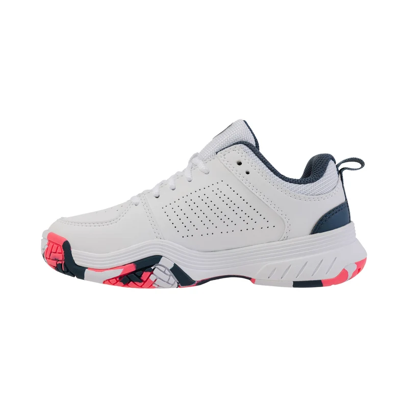 Court Express 2 Allcourtschuh Kinder-Weiß,Petrol