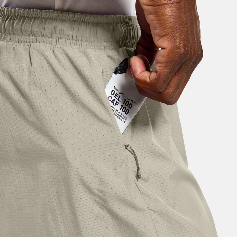 Zeroweight 5in 2in1 Laufshorts Herren-grau, oliv