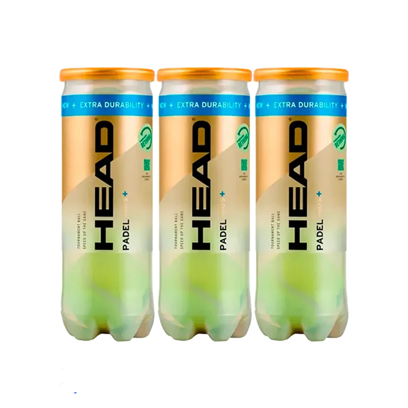 Pelotas Head Padel Pro S + (pack x3)