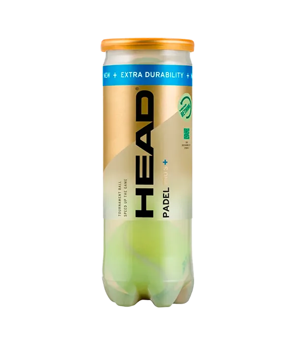 Bote de Pelotas Head Padel Pro S+