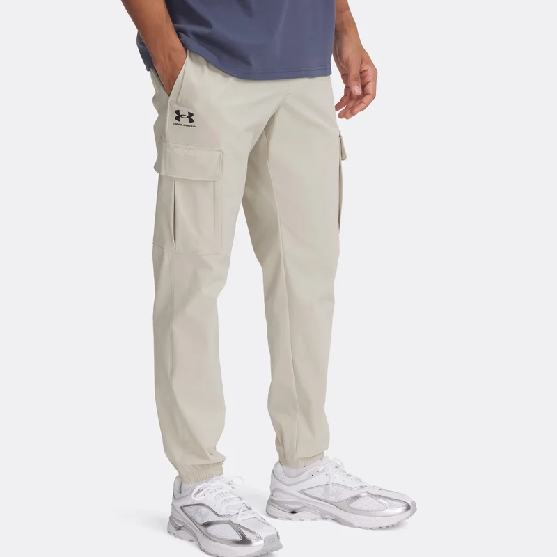 Vibe Woven Cargo Trainingshose Herren-Creme