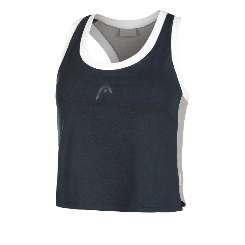 Play Crop Tank-Top Damen-Dunkelblau,Weiß