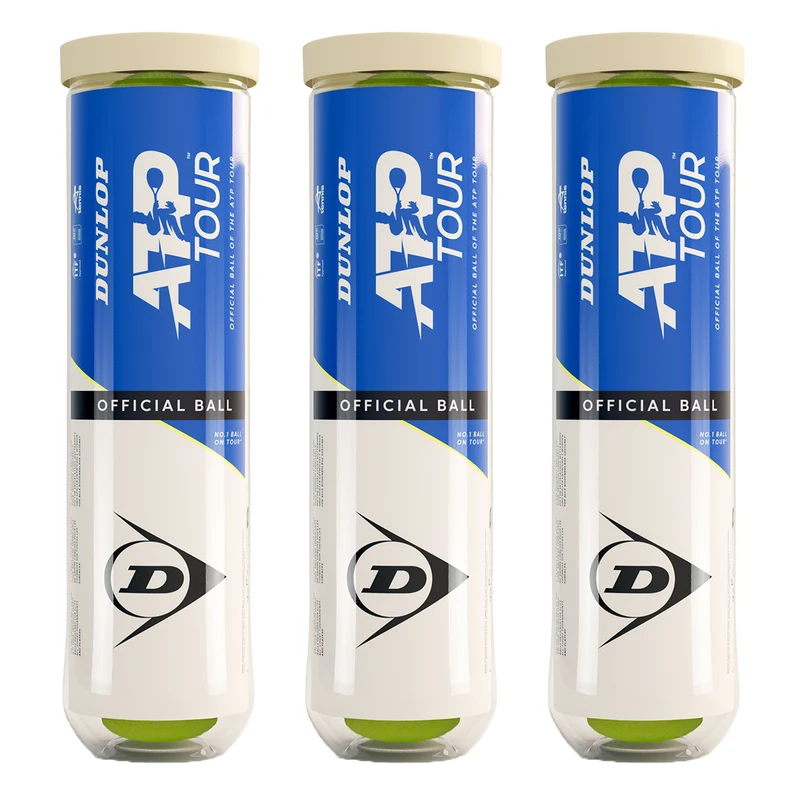 Dunlop ATP Tour Tennis Balls - Dozen