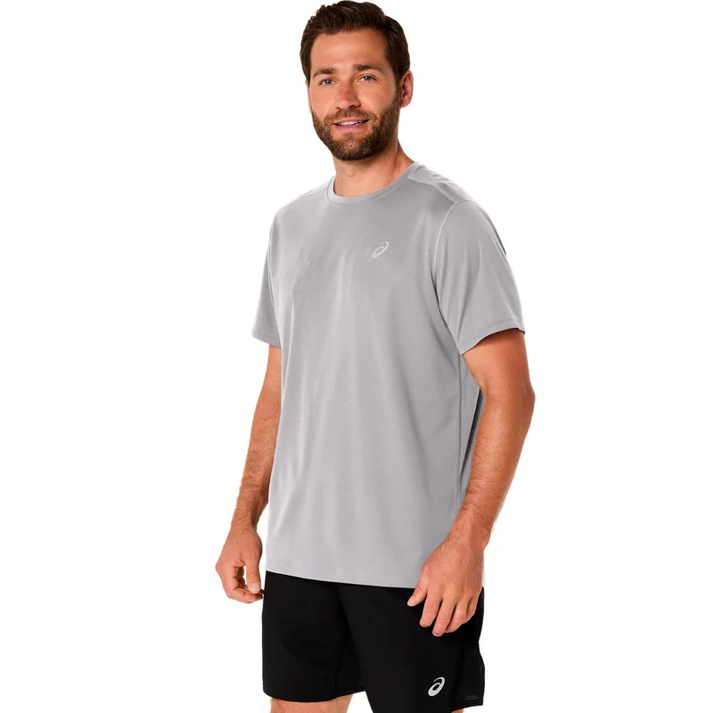 Core Laufshirt Herren - hellgrau