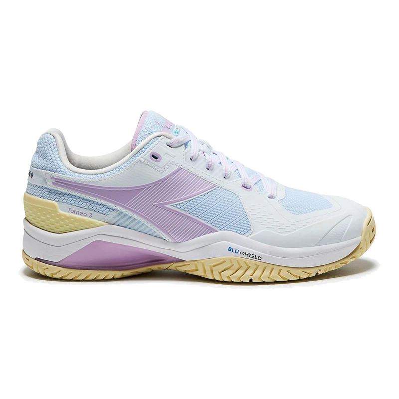Blushield Torneo 3 Allcourtschuh Damen - weiß, flieder