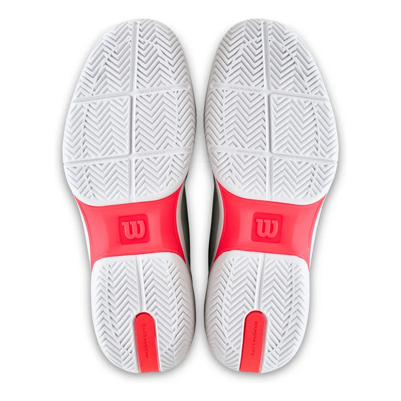 Rush Lite 5 Allcourtschuh Herren-weiß, türkis