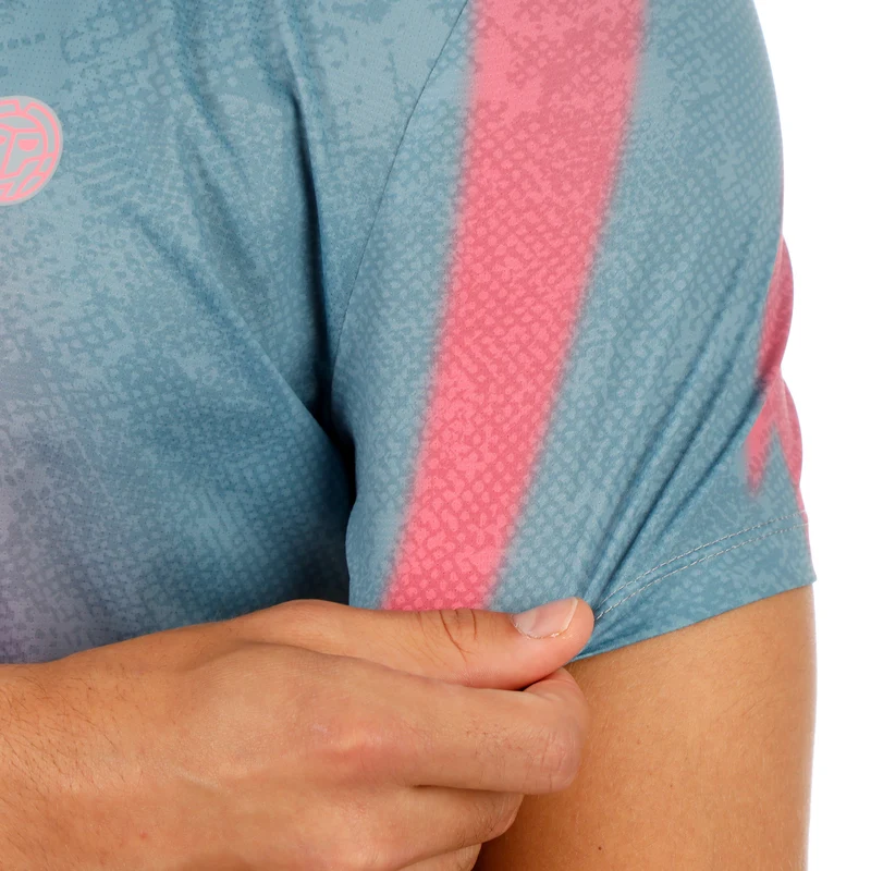 Freeze Out T-Shirt Herren - grau, pink