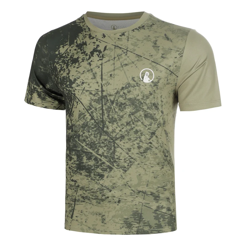 Memories Receiver Scrubbled T-Shirt Herren - khaki