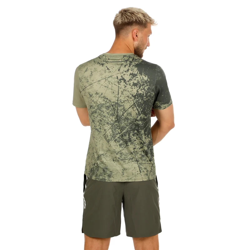 Memories Receiver Scrubbled T-Shirt Herren - khaki