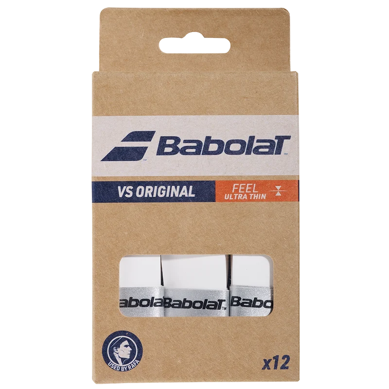 Babolat VS Original Feel Grip 12 Pack - White