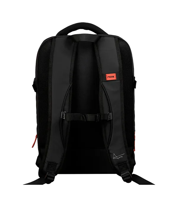 Mochila Nox Luxury Open Series Negro/Rojo