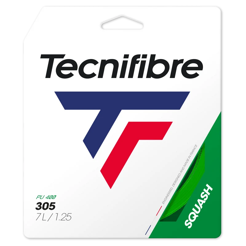 Tecnifibre 305 1.25 Squash String Set - Green