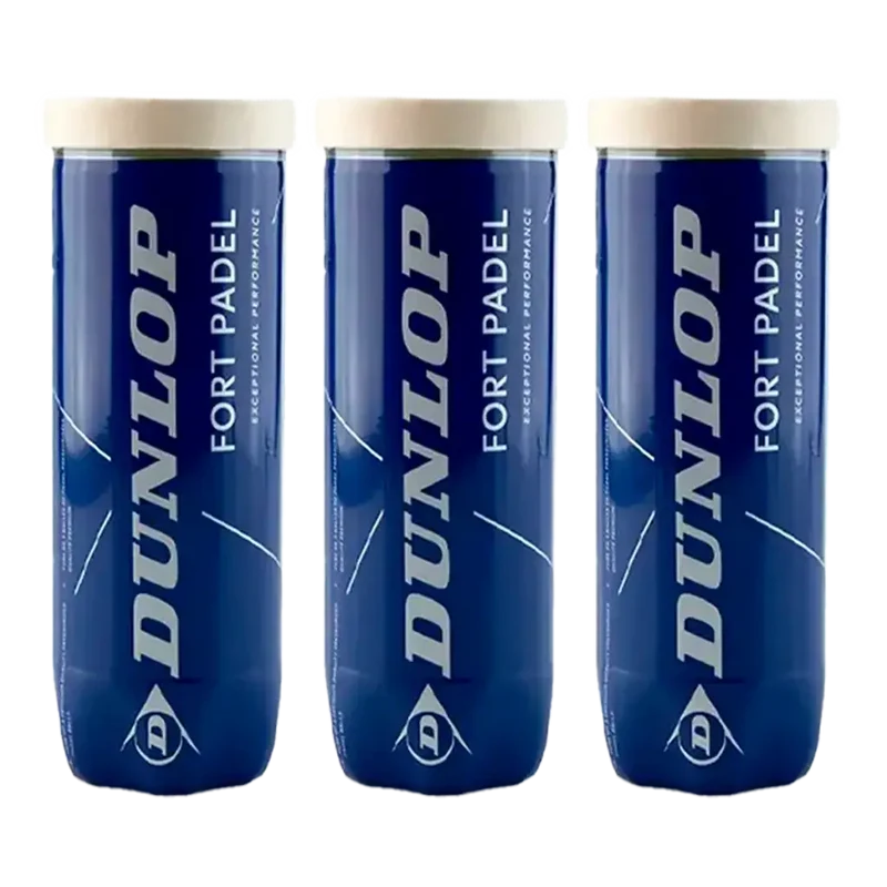 Pelotas Dunlop Fort Padel (Pack x3)