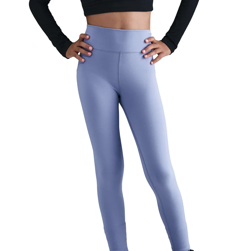 Dri-FIT One All Over Print Tight Mädchen - blaugrau, weiß