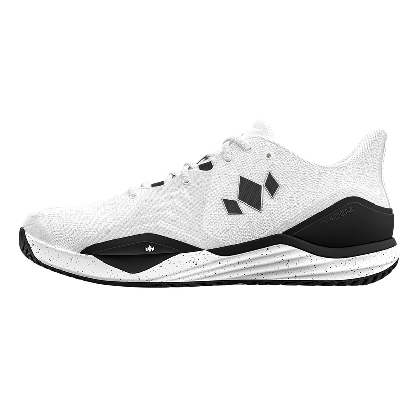 Diadem Men's Court Burst Pickleball Shoes - White/Black