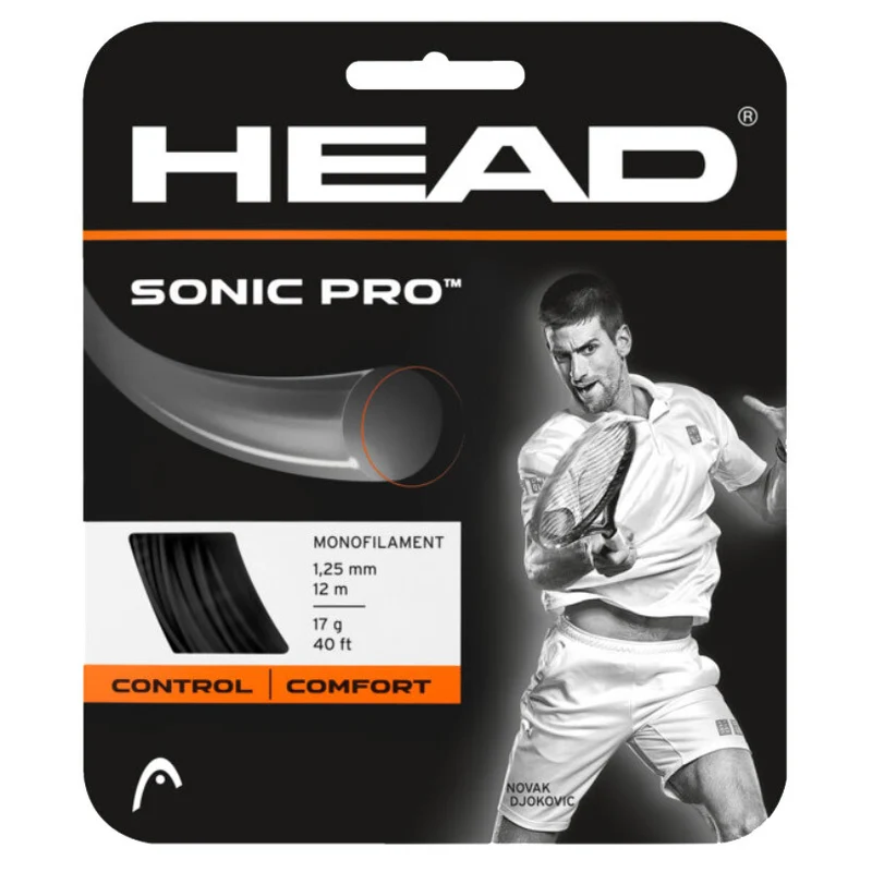 HEAD Sonic Pro Tennis String 1.25 Black Set