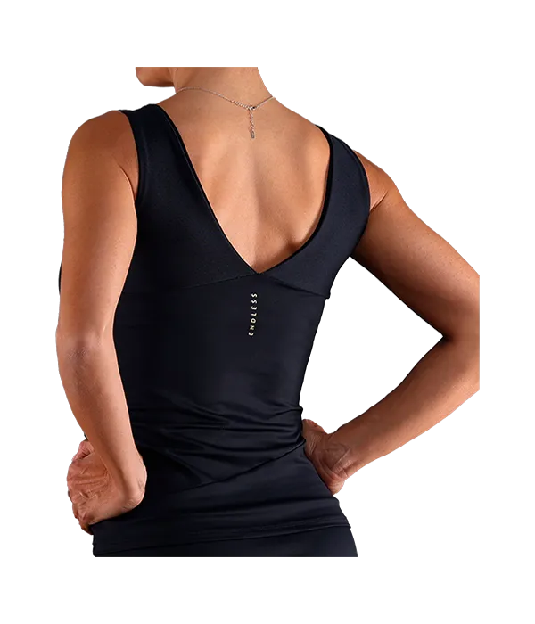 Camiseta Endless Curve Negro