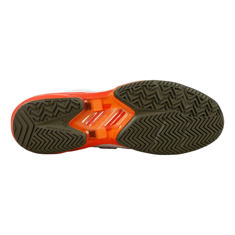 Power cushion AD Accel Allcourtschuh Herren - weiß, orange