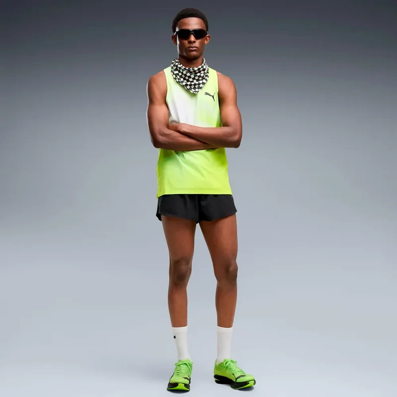 Lightspeed Ultraweave Graphic Laufshirt Herren - limette