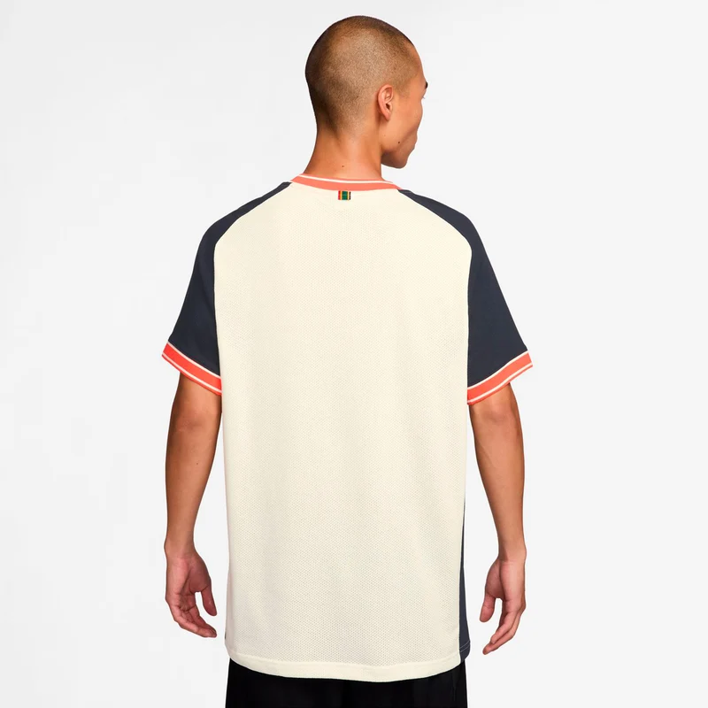 Court Heritage T-Shirt Herren-creme, dunkelblau
