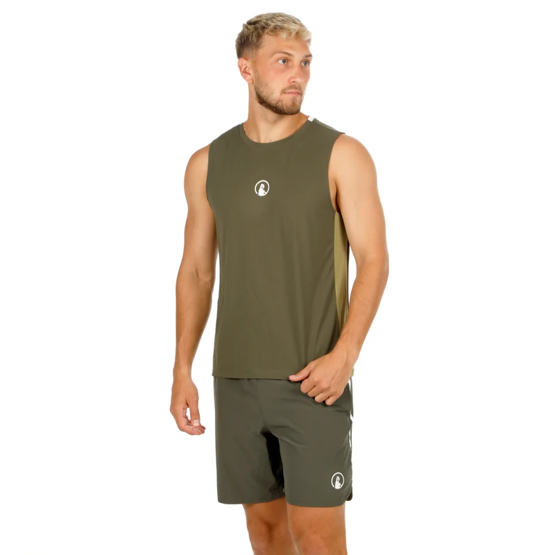 Memories Winner Tech Tank-Top Herren - dunkelgrün