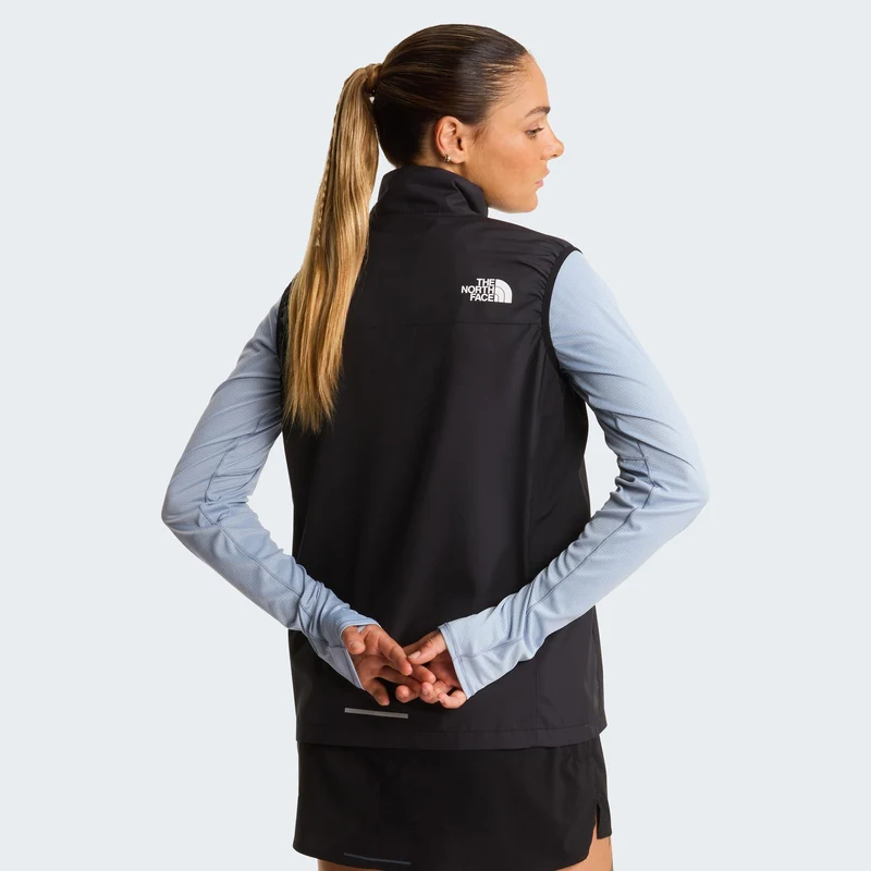 Fontanales Wind Laufweste Damen - schwarz