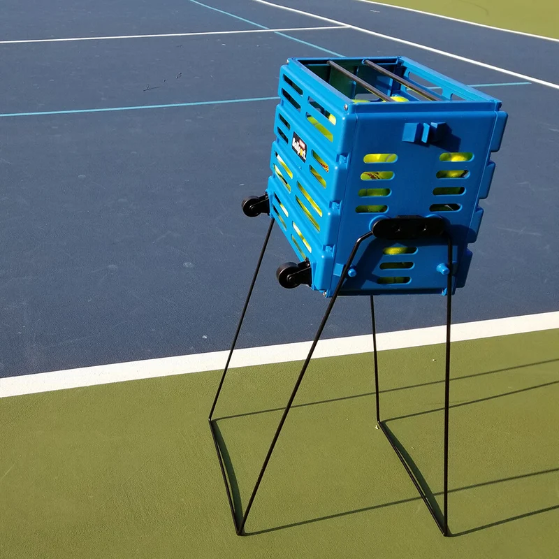 Tourna Deluxe Ball Basket Blue
