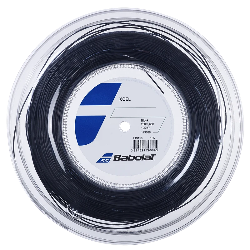 Babolat Xcel Tennis String 1.25 Black Reel