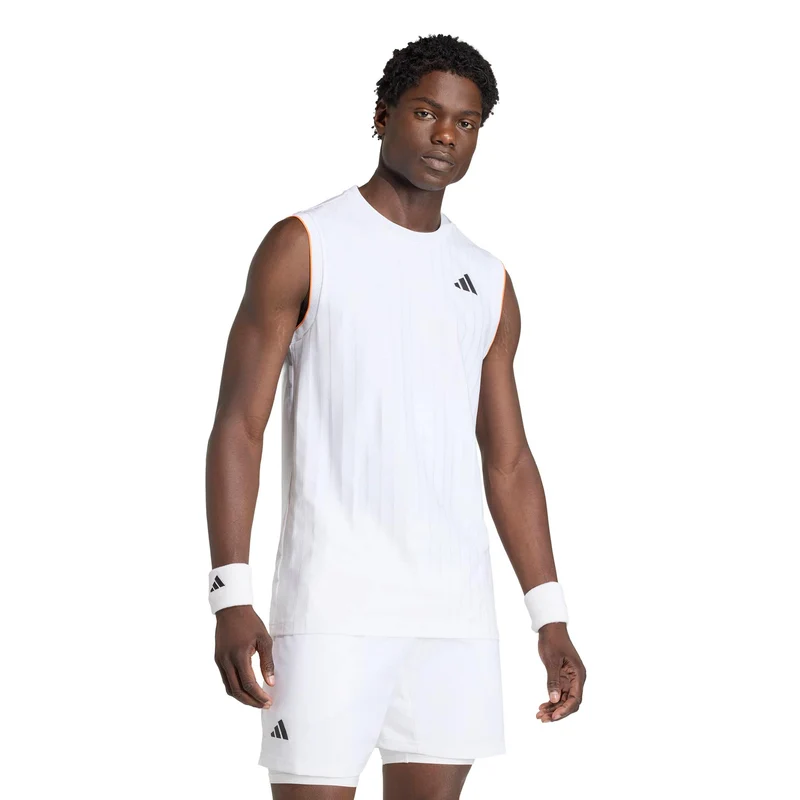 Pro Tank-Top Herren-weiß