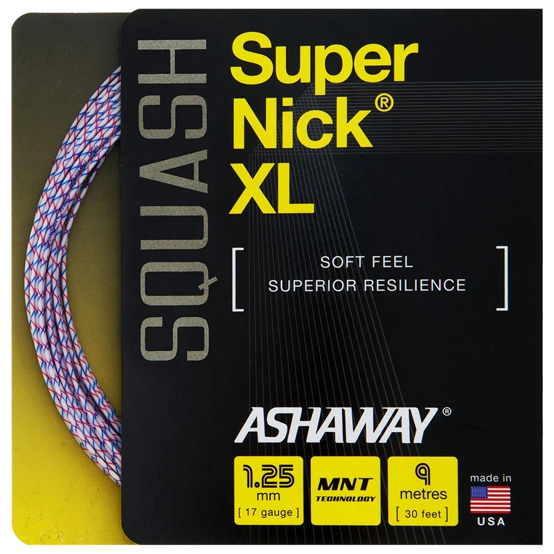 Ashaway SuperNick XL Squash String - 1 Set