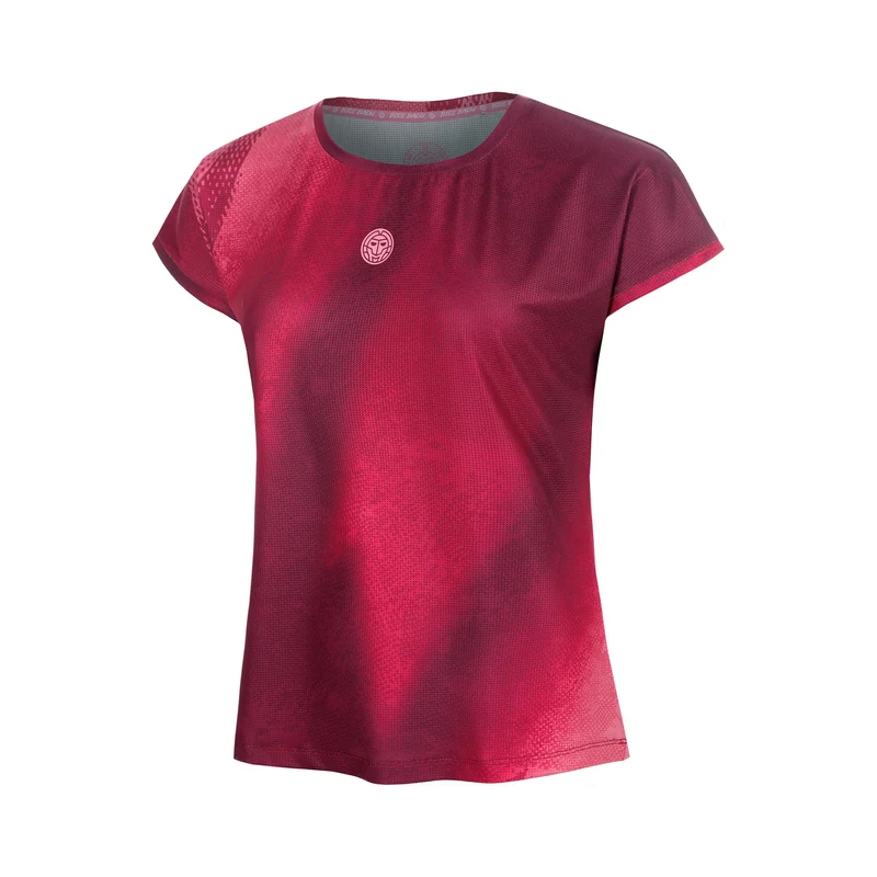 Freeze Out T-Shirt Mädchen - dunkelrot, pink
