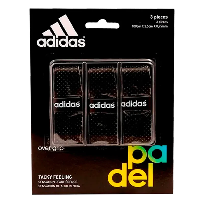 Overgrips Adidas Perforado Negro (Pack x3)