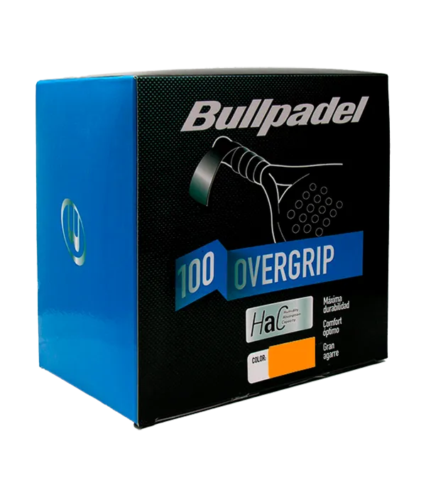 Tambor Overgrips Bullpadel HaC Naranja (x100)