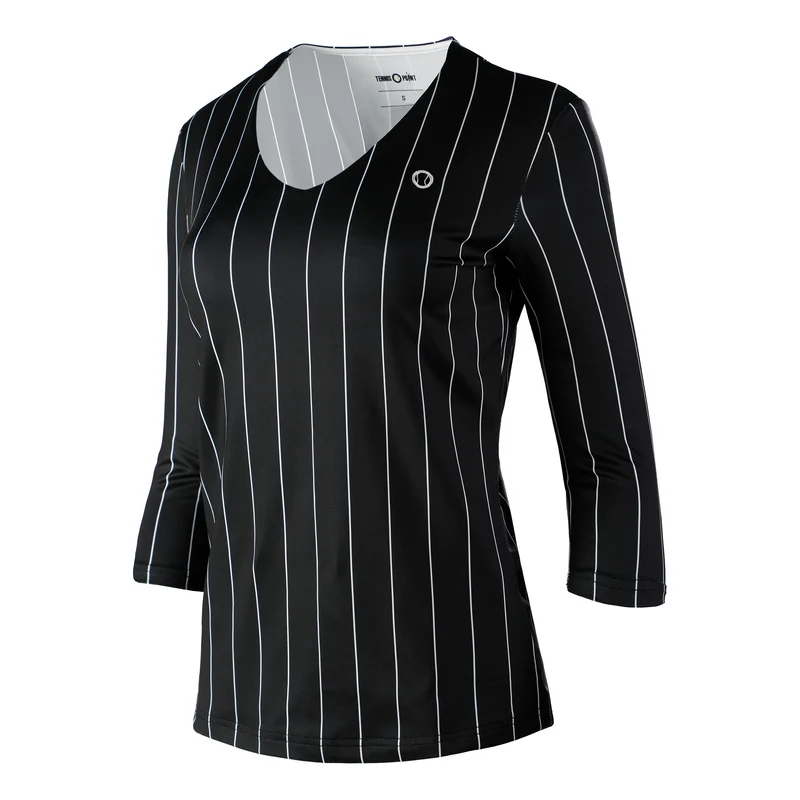 Stripes Longsleeve Special Edition Damen-Schwarz,Weiß