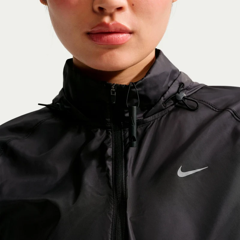 Tempo Laufjacke Damen - schwarz, silber