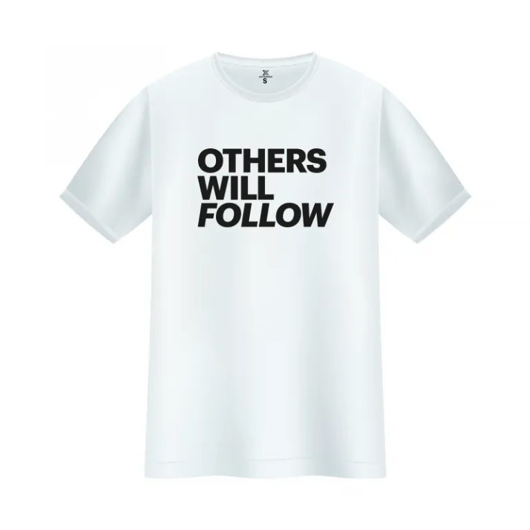 Camiseta Oxdog algodón Others will follow blanca